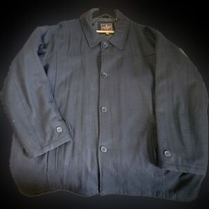 Mens Steve & Barry's 3X Pea Coat Black